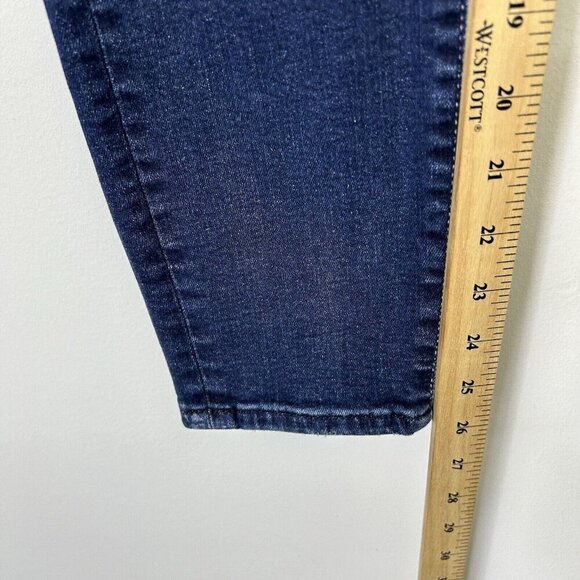 Good American Good Legs Crop Jeans Womens Size 27 High Rise Pink Thread - Picture 6 of 9